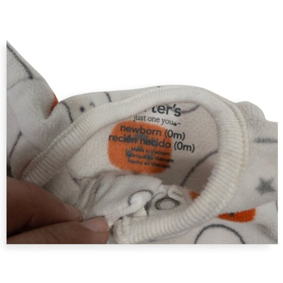 Carters Halloween Baby Sleep & Play Bundle Newborn & 3M Cotton & Polyester Ghost - Picture 4 of 9